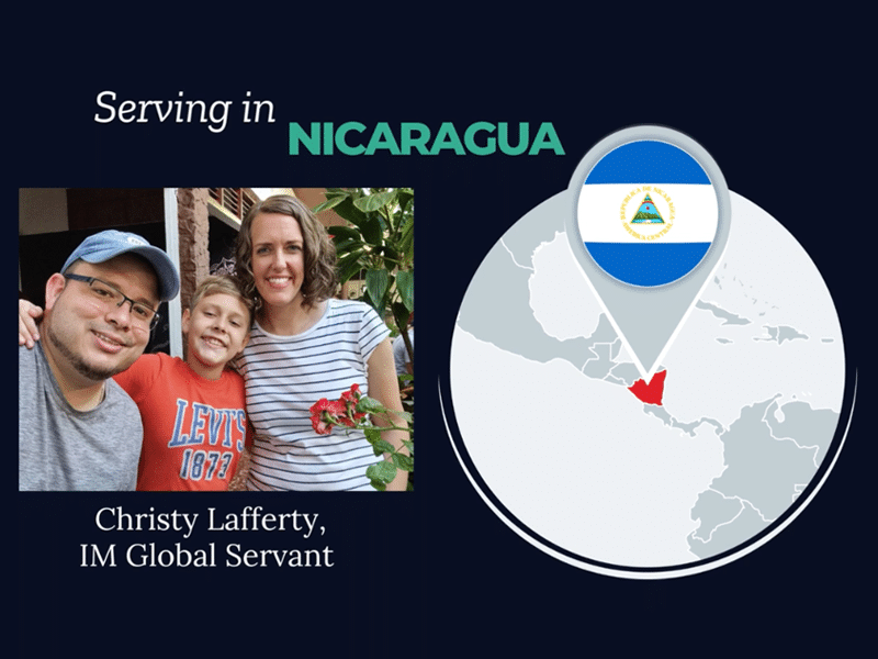 Christy Lafferty serving in Nicaragua